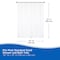 Kenney Mfg Lightweight PEVA Shower Curtain Liner, 70" W x 72" H, Clear KN61433V1 - alternate 4